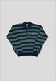 Vintage 90s Chemise Lacoste Stripe Sweatshirt