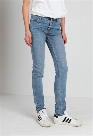 VINTAGE BLUE CHEAP MONDAY SKINNY DENIM JEANS