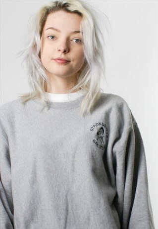 CHAMPION ROUND NECK COLLEGE SWEATSHIRT JUMPER