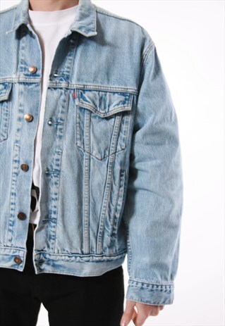 90S VINTAGE LEVI'S OLDSCHOOL DENIM JACKET 13894