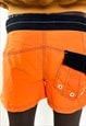 VINTAGE 90S ORANGE SWIMWEAR SHORTS 