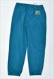 VINTAGE 90'S TRACKSUIT TROUSERS TURQUOISE
