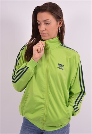 pink and green adidas jacket