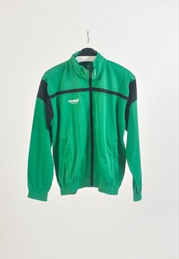 Vintage 90s track jacket in green