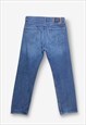 VINTAGE LEVIS 505 STRAIGHT LEG JEANS DARK BLUE W33 BV21749