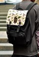 DINOSAUR PRINT PANEL LAPTOP BACKPACK