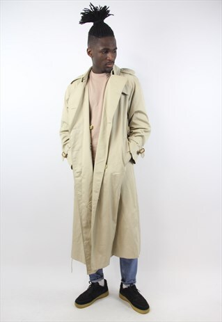 VINTAGE BURBERRY CREAM MAC JACKET