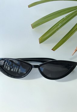 New Y2K Mini Black Sunglasses