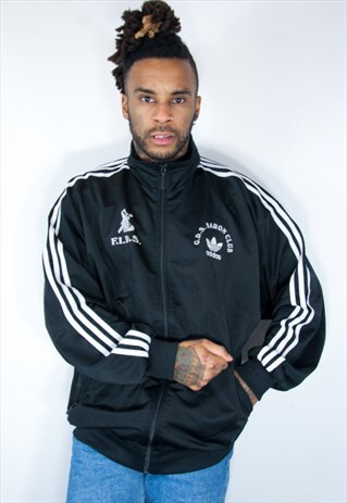 VINTAGE ADIDAS JACKET BLACK