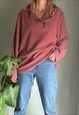 VINTAGE PINK FLEECE JUMPER