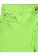 BEYOND RETRO VINTAGE LIME GREEN TAPERED JEANS - W28