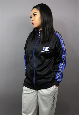 CHAMPION VINTAGE TRACKSUIT SPORTS TOP / ZIP UP