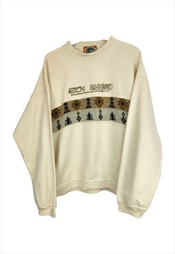 Vintage Laureat Sweatshirt in Beige L