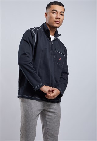VINTAGE NAUTICA 1/4 ZIP SWEATSHIRT