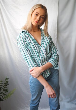 VINTAGE LACOSTE STRIPE SHIRT