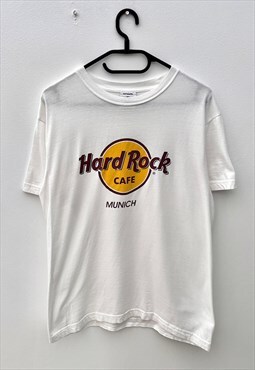 Vintage Hard Rock Cafe Munich white T-shirt medium 