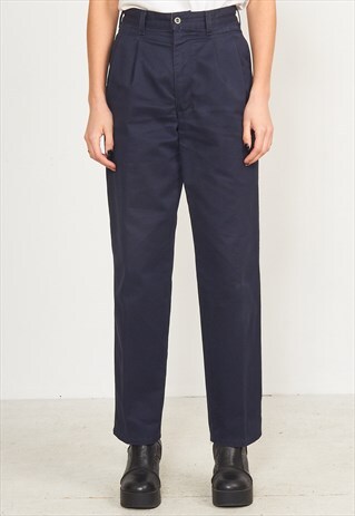 VINTAGE DARK GREY DOCKERS TROUSERS BOTTOMS
