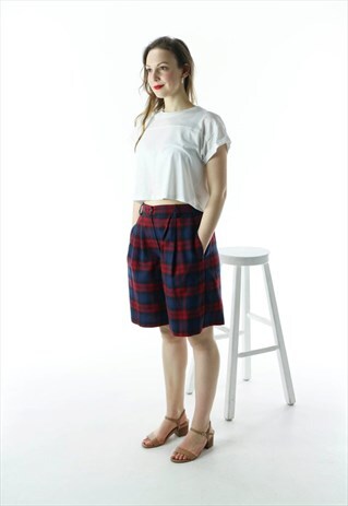 PLAID WINTER SHORTS / VINTAGE FALL SHORTS