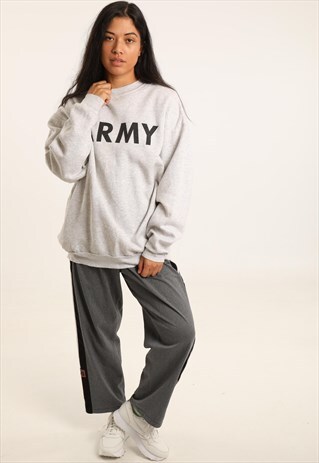 VINTAGE MILITARY PRINT SWEATSHIRT