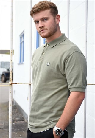 KHAKI GREEN RALPH LAUREN POLO SHIRT