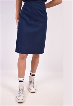 Vintage Pendleton Skirt Navy Blue