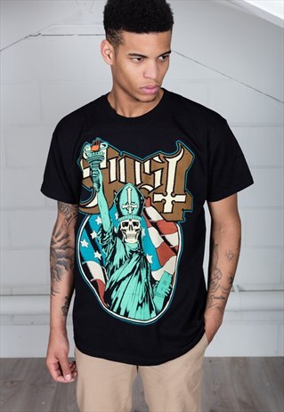 GHOST STATUE OF LIBERTY UNISEX T-SHIRT