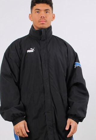 VINTAGE PUMA LARGE BLACK JACKET