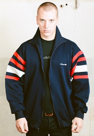 VINTAGE ADIDAS THICK TRACKSUIT TOP JACKET