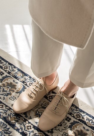 GENUINE LEATHER OXFORD SHOES