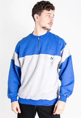 VINTAGE 80'S PUMA CREWNECK SWEATSHIRT / S2024