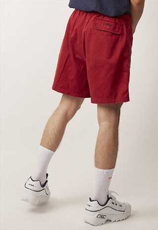 RED VINTAGE 90'S POLO RALPH LAUREN SHORTS