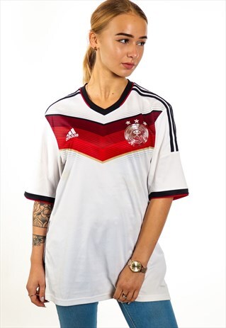 VINTAGE ADIDAS GERMAN JERSEY T398