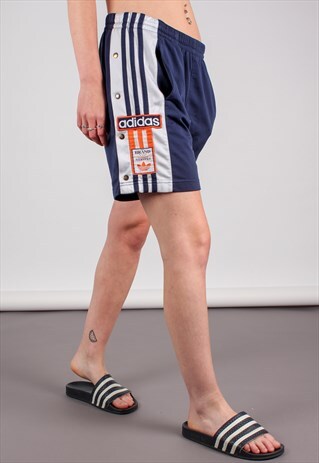 VINTAGE 90'S ADIDAS TRACKSUIT POPPERS SHORTS ASM2373