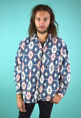 VINTAGE 90'S PATTERNED SHIRT
