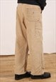 VINTAGE CARHARTT DOUBLE KNEE CARPENTER PANTS MEN'S BEIGE