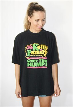 Vintage 1995 The Kelly Family Over The Hump Tour Band Tshirt