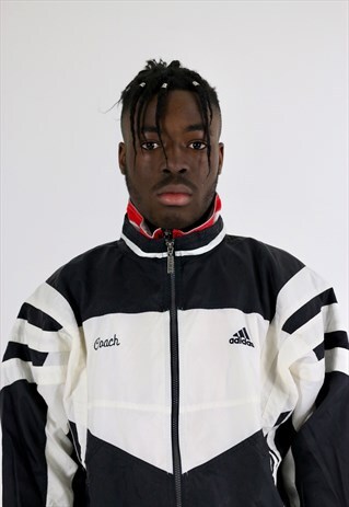 VINTAGE ADIDAS SPORTS TRACKSUIT TOP WINDBREAKER JACKET