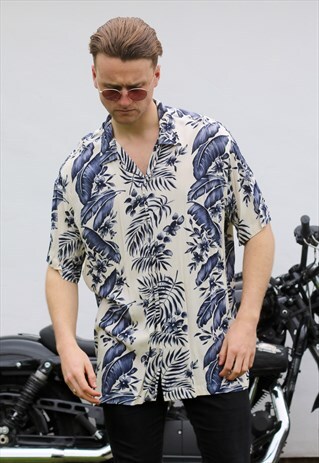 RALPH LAUREN CLAYTON USA FLORAL HAVANA SHIRT