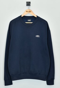 Vintage Umbro Sweatshirt Blue XLarge
