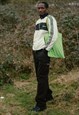 VINTAGE BLACK AND WHITE 90'S ADIDAS ZIP TRACKSUIT TOP