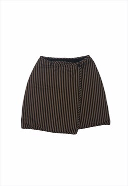Womens Vintage Fendi Skirt reversible wrap around stripy