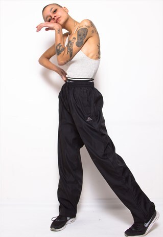 VINTAGE 90S ADIDAS TRACK PANTS ID:7199
