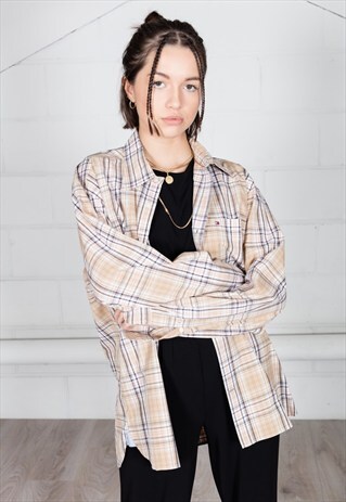 VINTAGE TOMMY HILFIGER CHECKERED UNISEX SHIRT
