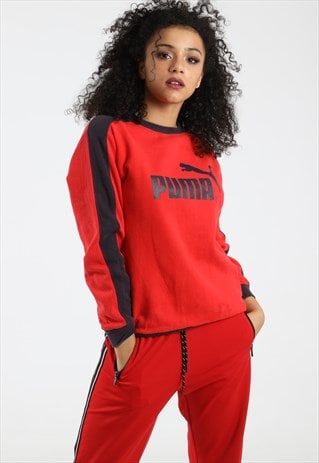 90S PUMA PRINT SPELL OUT SWEATSHIRT