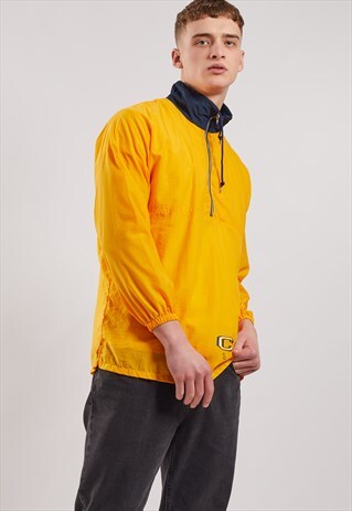 VINTAGE 1/4 ZIP WINDBREAKER JACKET