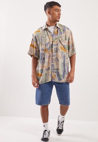 VINTAGE PATTERNED FESTIVAL SHIRT