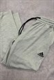 ADIDAS JOGGERS ELASTICATED WAIST TRACK PANTS 