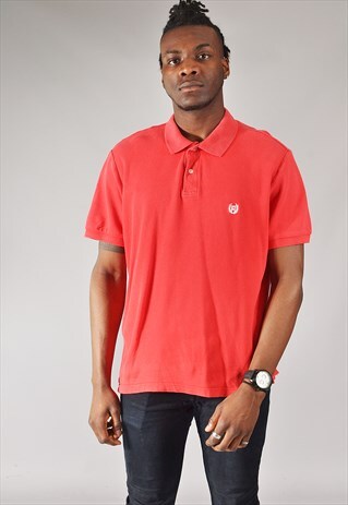 VINTAGE RALPH LAUREN CHAPS POLO SHIRT RED