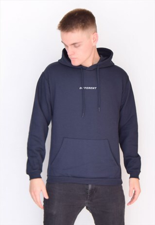 NAVY DIFFERENT HOODIE