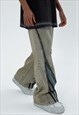 BLUE WASHED CARGO DENIM JEANS PANTS TROUSERS 